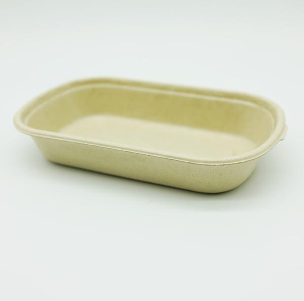 Quality Disposable Paper Pulp Box Sustainable Compostable Liquid Food Safe Stable for sale