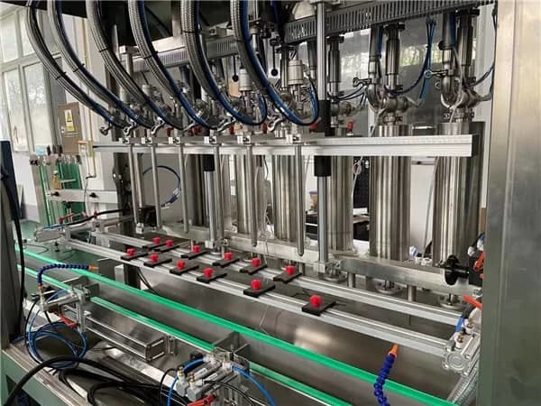 Automatic Volumetric Piston Filling Machine With Multy Heads Servo Driven Inline System