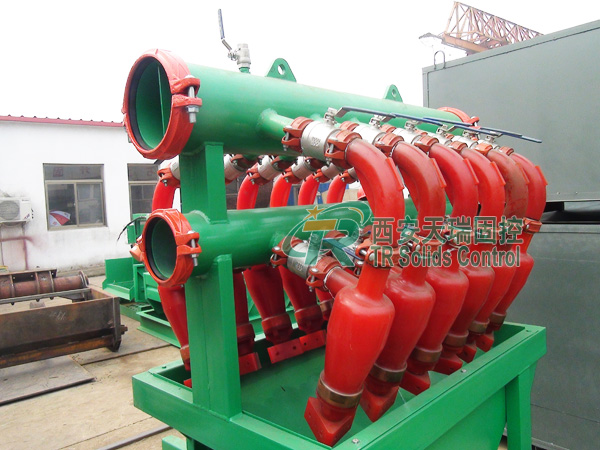 180m3/h API Standard Desilter Hydrocyclone for HDD Trenchless Construction