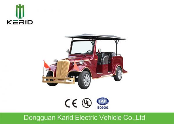 Quality Low Noise Electric Vintage Cars , 8 Person Classic Electric Vehicle For Tourist for sale