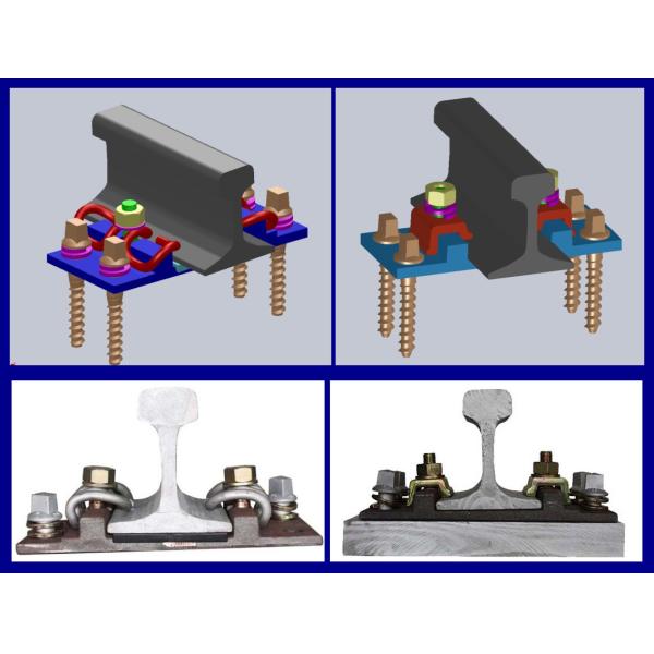 Strength Carbon steel Plain Railroad Tie Plate For Railway Fasteners