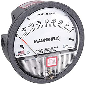 Dwyer Precision Pointer Differential Pressure Gauge 2% Accuracy