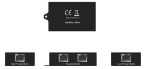 China Noiseless Wireless Conference Microphone Splitter Box Splitting Two Channels For CU/DU wholesale