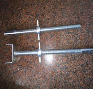 Zinc Plated Construction Formwork Accessories Steel Adjustable Scaffolding Screw Jack Base
