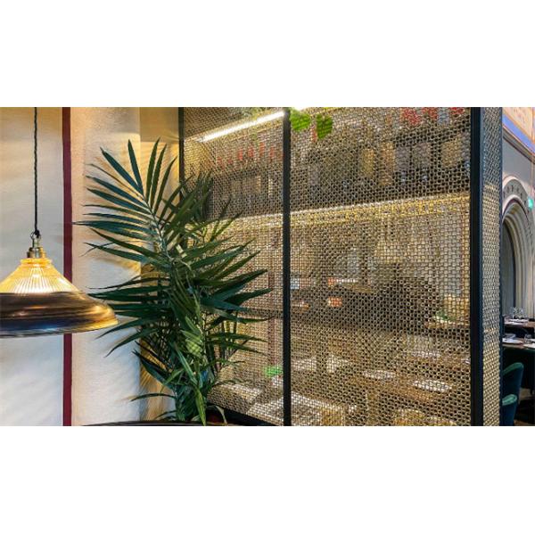 Square Hole Cabinet Door Inserts Metal Wire Mesh ODM