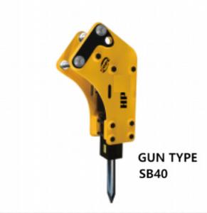 APPLICABLE GUN TYPE ROCK EXCAVATOR HYDRAULIC BREAKER ALLOY STEEL SB 40 0.8-2.5 TON FOR EXCAVATOR DOOSAN, SANY