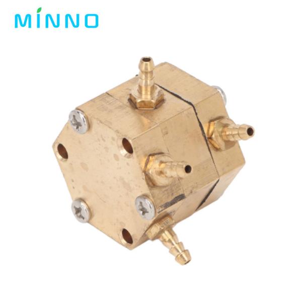Dental Water Valve Regulator Hexagonal Easy Install Dental Water Pressure Valve Copper High Passability Firm