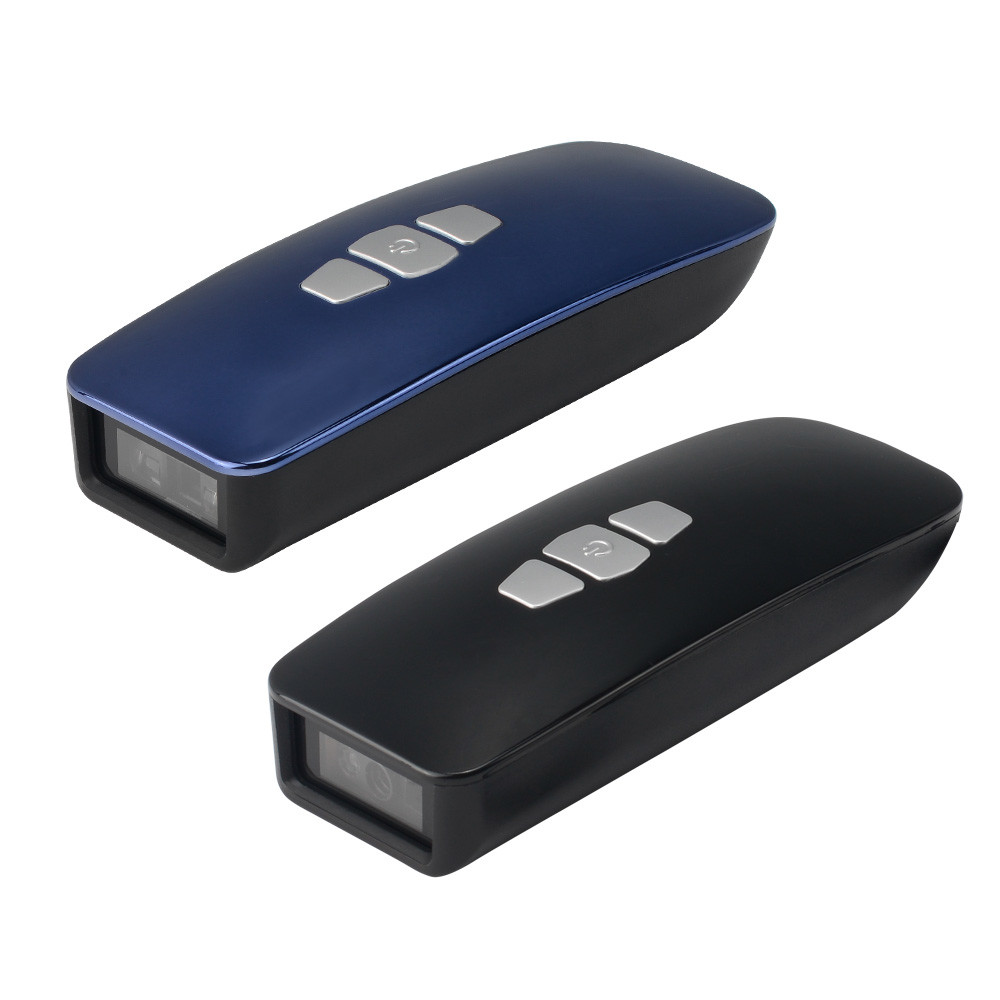 1D Compact Mini Barcode Scanner 2.4G Wireless Portable Qr Code Scanner Bluetooth