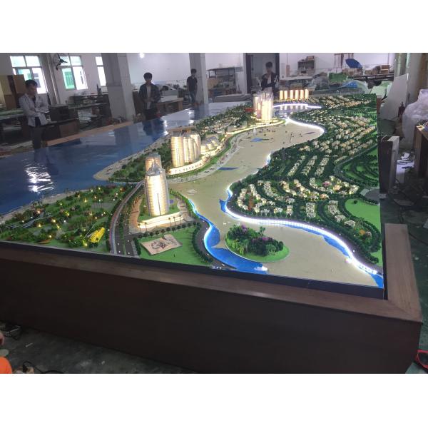 UAS villa resort landscape model , physical scale model