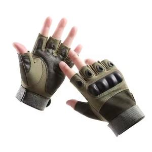China Half Single Tactical Lightweight Anti-Slip Fingerless Gloves Tactical Gear For Outdoor Activities wholesale