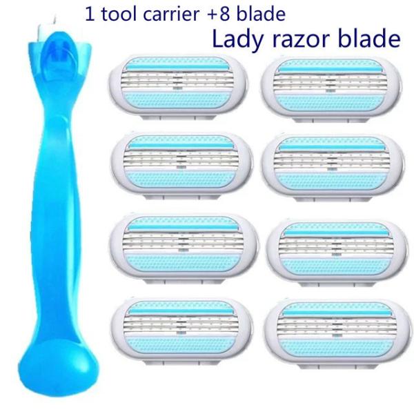 Hot Sale Personal Touch Disposable Razor Womens Face Shave Razor with replaceable blade refills