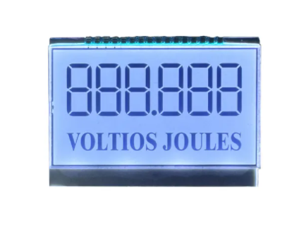 6 Digits Custom 7 Segment LCD Display 5.0V HTN Transmissive 16PIN