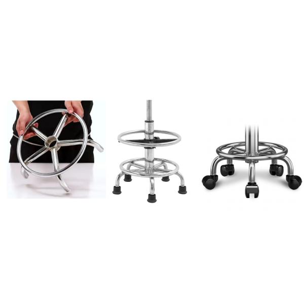Science Laboratory Stool Chair Movable Adjustable Height Lab Stool