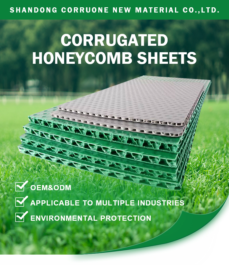 Purple 11mm PP Honeycomb Panel Polypropylene Honeycomb Sheet