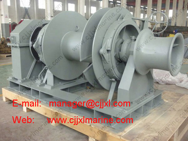 Double Drum Ship Anchor Hydraulic Windlass