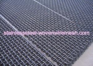Carbon Steel High Tensile Crimped Wire Mesh With Square Aperture And Round Wire In Sheet