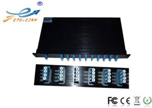China 1RU Rackmount 24 Channel DWDM Mux Demux Low Insertion Loss With LC / UPC Connectors wholesale