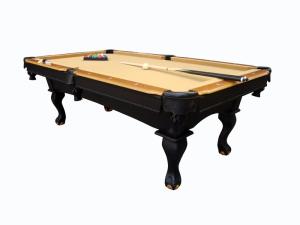 9FT Pool Game Table Wooden Billiard Table With Lamp / Claw Leg / Ping Pong Table Top