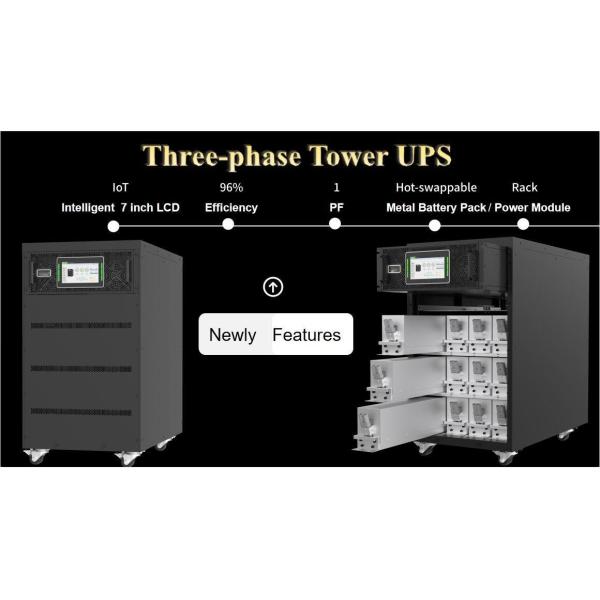 Online Double Conversion 3 Phases UPS Tower Type power supply 208V 10~40kVA