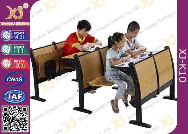 Quality Custom Aluminum Alloy Folding Lecture Hall Seating With Writing Pad for sale