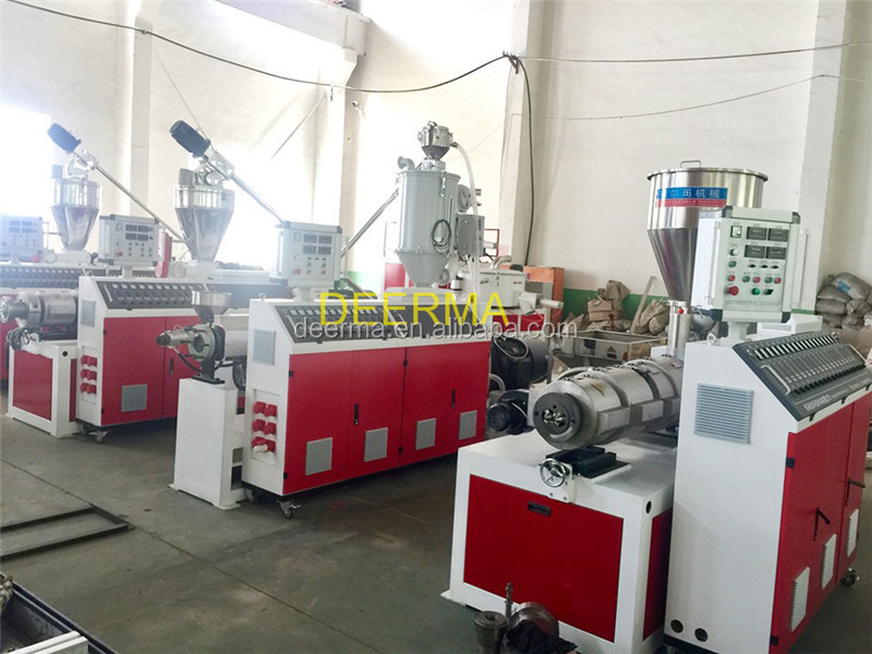 Twin Screw PVC Cable Trunk Making Machine for Speed Production