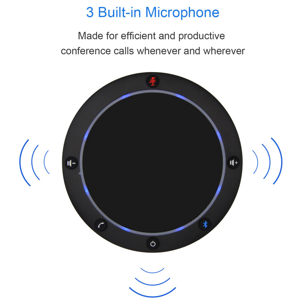 Katov Omni-Directional Speakerphone USB Conference Microphone for Conferencing Room Equipment