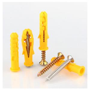 China Plastic Drywall Wall Anchors Nylon Wall Plug Anchor With Self Tapping Screws For Plasterboard wholesale