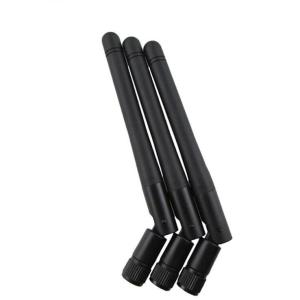 China Black Color Plastic Omni WIFI Antenna , 2.4G 3db Gain Wifi Router Antenna on sale