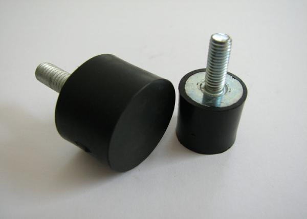 Quality Black High Elasticity Rubber Shock Mounts / Anti Vibration Machine Mounts for sale