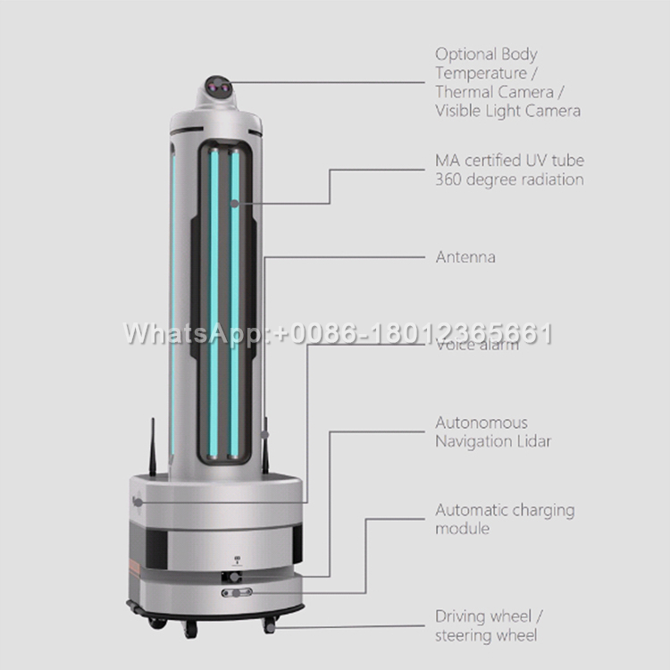 Remote Control Autonomous UV Light Disinfection Robot
