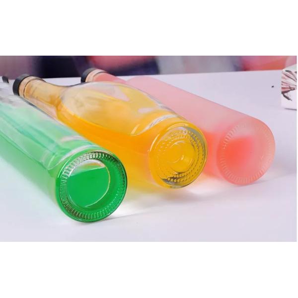 Custom Glass Bottle for Juice 750ml 1000ml 1500ml Empty Transparent PET Fruit Juice Beverage Bottle