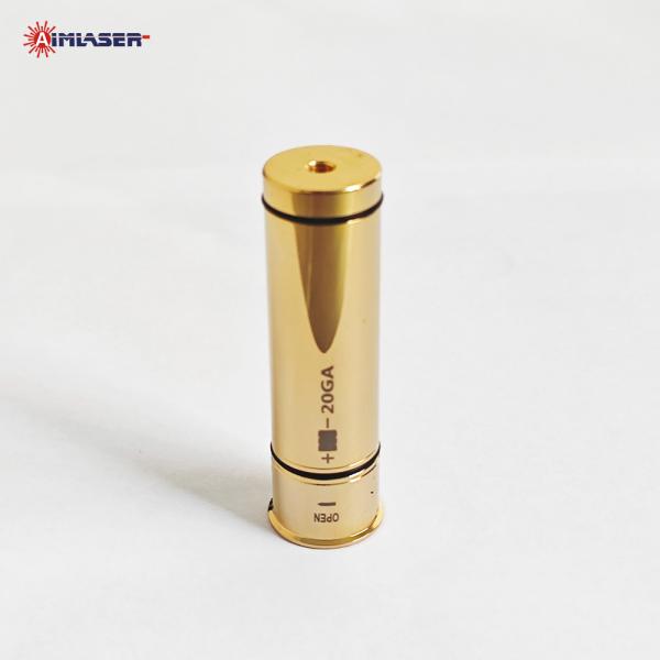 20 Gauge Dry Fire Laser Training Cartridge Gold Plated 20GA Bullet With Red Or IR Laser For Firearms And Hunting Accuracy Practice
