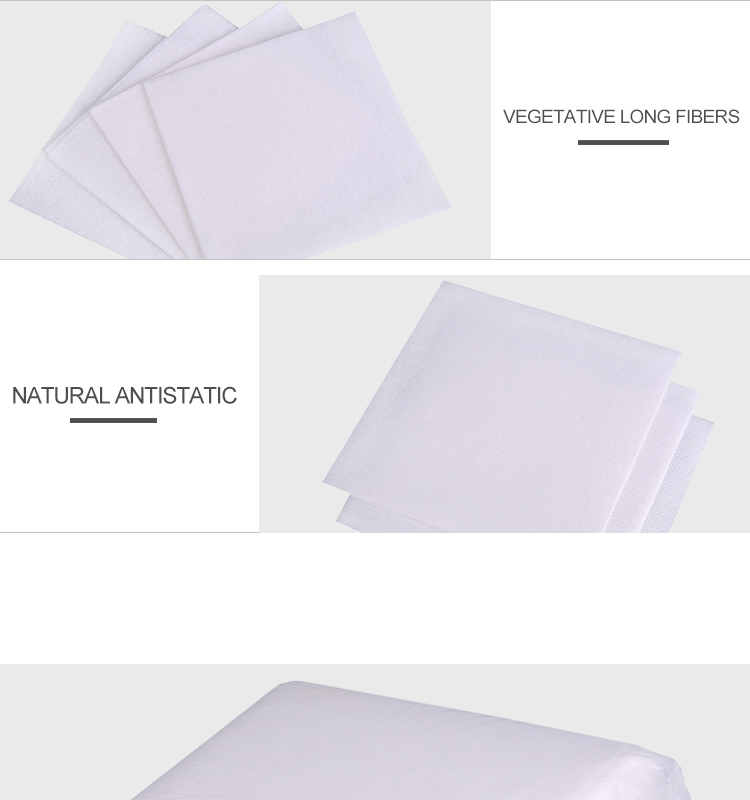 3 layers microfiber lint esd anti static lint free cleaning cloth