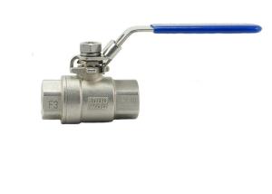 China Female Sanitary 500PSI Ball Valve Ss304 Bsp Npt Thread wholesale