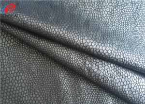 Bronzing Micro Suede Polyester Knitted Fabric Sofa Fabric Upholstery Use