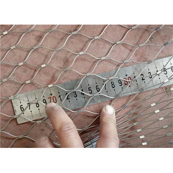 Stainless Steel Rope Mesh - 2mm Wire Diameter for Zoo Animal Enclosures
