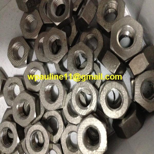 Quality SS316 hex jam nuts DIN439 for sale
