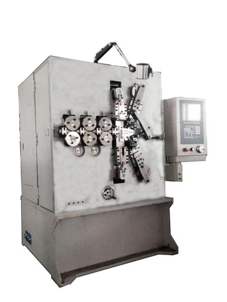Quality 90 mm CNC Five Axis Compression Coiler Machines Servo Drive Controlled for sale