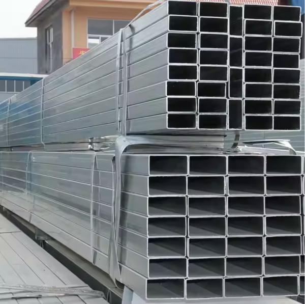 Quality Welded Seamless Galvanized Square Tubing S235J2 S275JR S235JR Rectangular Pipe for sale