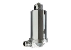 China Adjustable Angle Steam Air Vent Valve Chrome Plated Surface Treatment wholesale