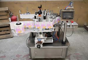China Semi Automatic Double Side Labeling Machine Intelligent Control Power Saving wholesale