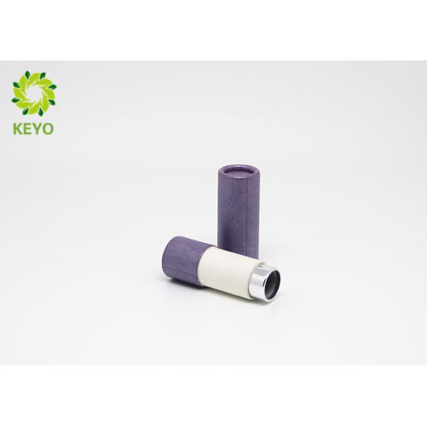 Custom Made Empty Lipstick Containers , Handmade Paper Lip Balm Tubes
