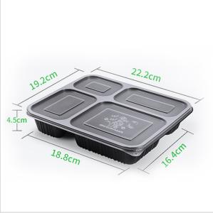 China Microwavable PP Disposable Food Container 500 650 750 1000ml wholesale