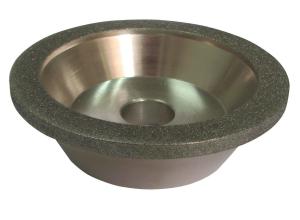 High Efficiency CBN Diamond Grinding Wheels 12C9 Shape For Carbide - Tipped Tools