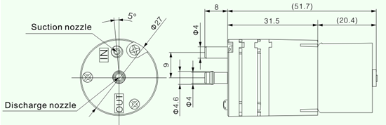 High Pressure Brushless DC Pump DC12V DC24V , Micro Diaphragm Pump