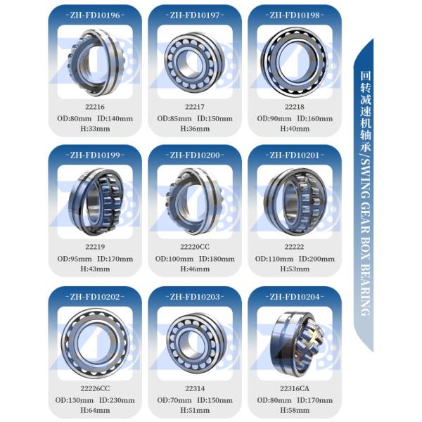 AJ503303 Needle roller bearing AJ503303 AJ502601 NN3005CC1P5 for excavator hydraulic pump