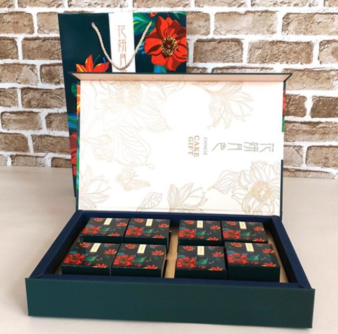 Custom design gradient color luxury paper packaging gift box with lid,Paper Flower Box Florist Bouquet Box Packaging Ros