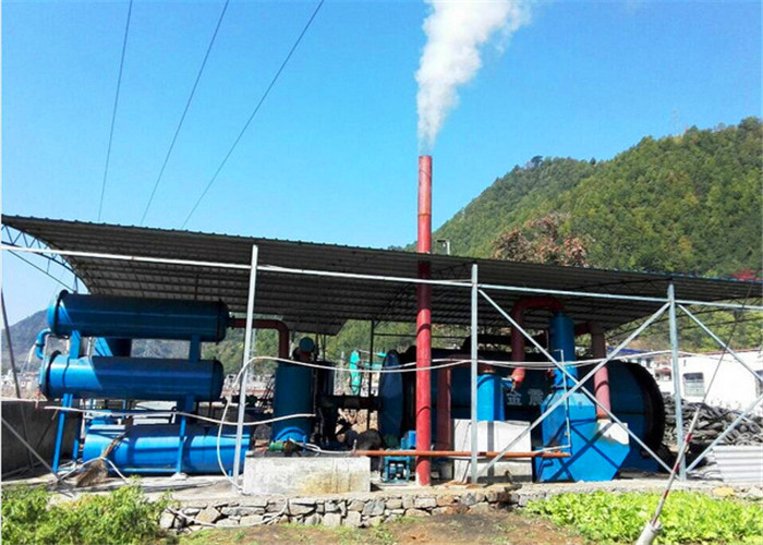 Automatic 5-15TPD waste tyre pyrolysis machine Waste Plastic Pyrolysis to Fuel Oil Equipment