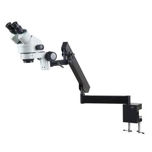 China stereo microscope binocular head zoom micoscope arculating arm C lamp base 7x-45x wholesale