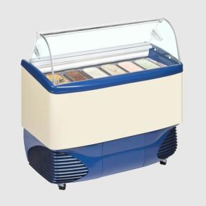 Large Capacity Ice Cream Freezer Display Case Environmental Protection